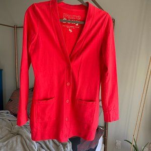 Pure Sexy Organic Cotton Pink Cardigan Sz S